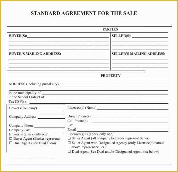 Contract for Sale Of Goods Template Free Of 7 Sales Agreement Templates Word Excel Pdf Templates