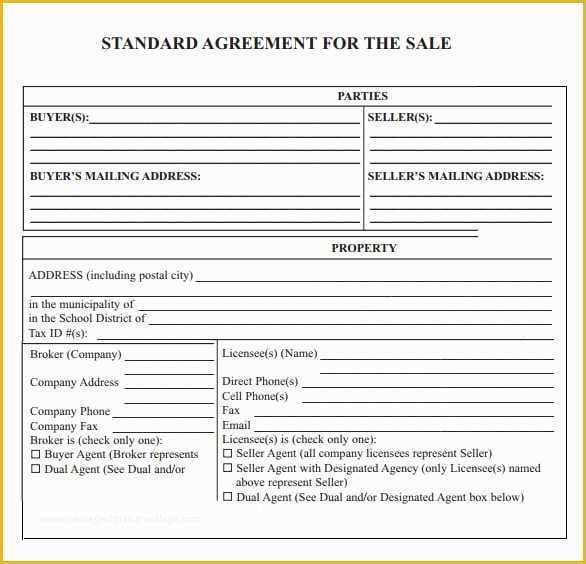 Contract for Sale Of Goods Template Free Of 7 Sales Agreement Templates Word Excel Pdf Templates