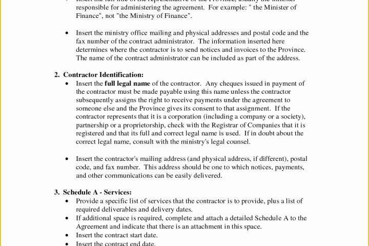 Contractor Service Agreement Template Free Of General Service Agreement Template by Banter General