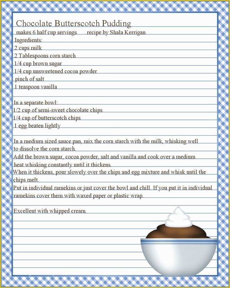 Cookbook Page Template Free Of Best 25 Recipe Templates Ideas On Pinterest