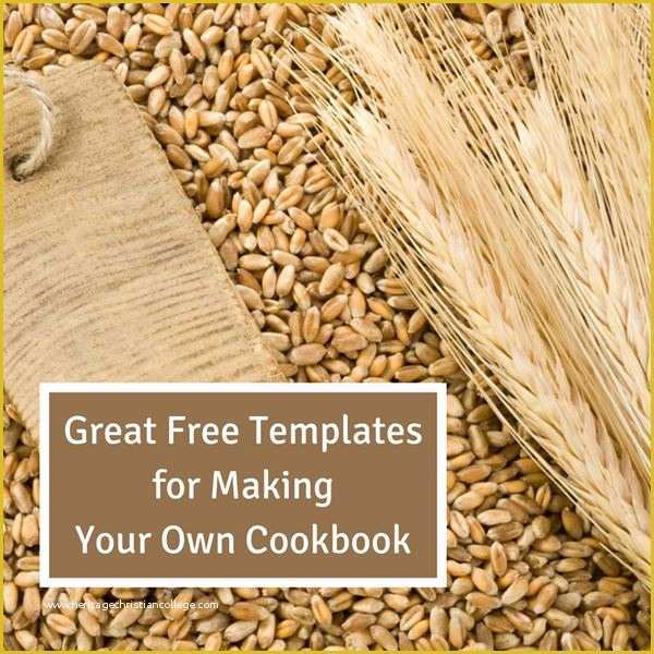 Cookbook Page Template Free Of Collection Of Free Cookbook Templates Great Layouts for