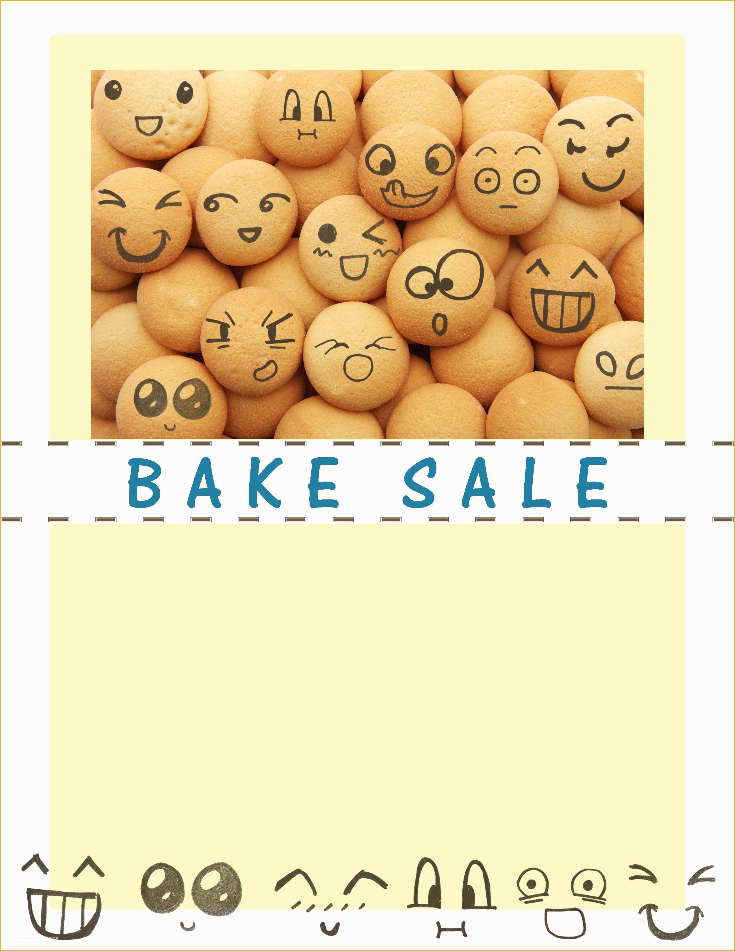 Cookie Flyer Template Free Of Bake Sale Flyers – Free Flyer Designs