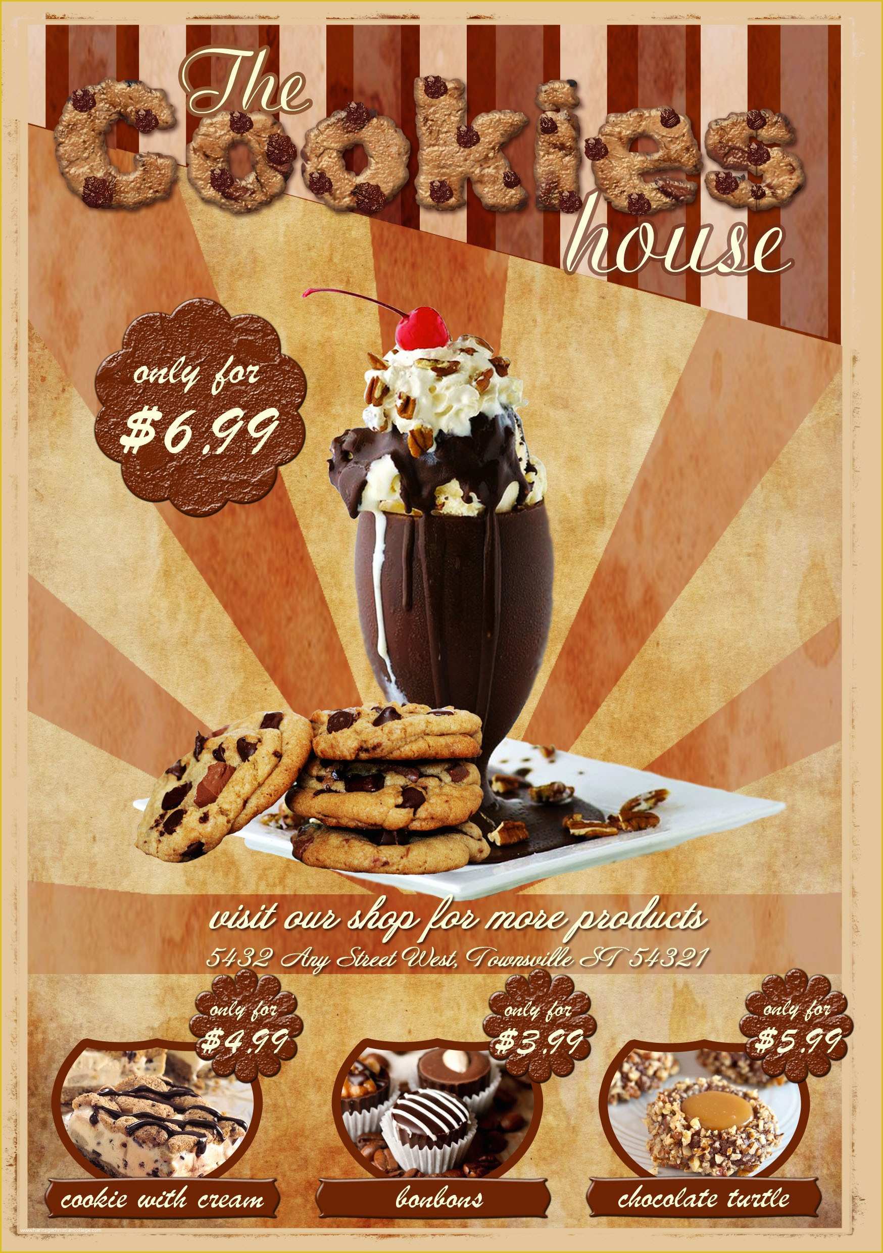 Cookie Flyer Template Free Of Cookie Another Flyer Template Flyer Templates On