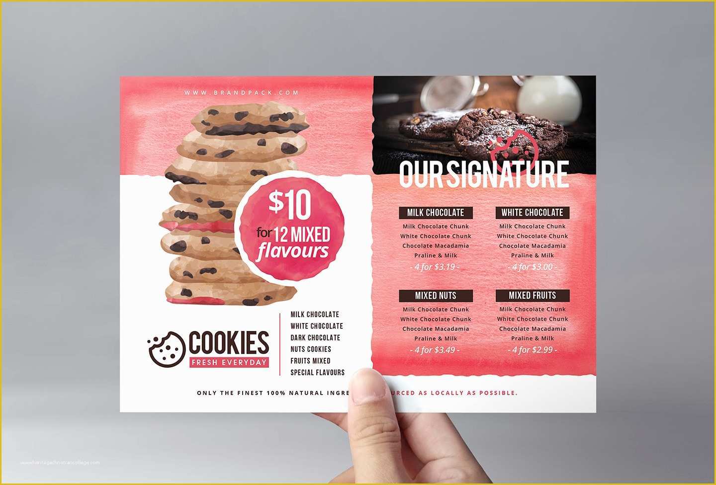 Cookie Flyer Template Free Of Cookie Shop Flyer Template In Psd Ai & Vector Brandpacks