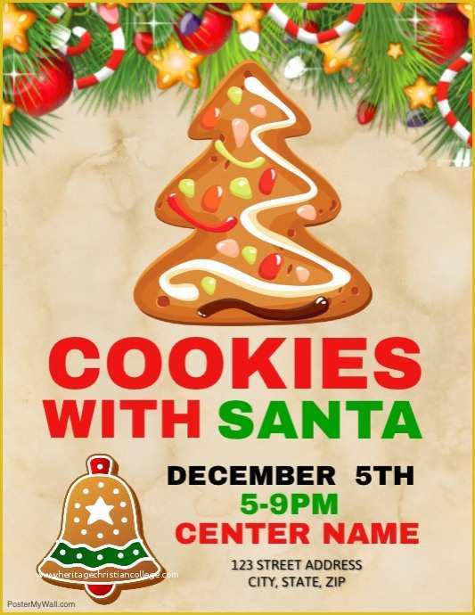 49 Cookie Flyer Template Free Heritagechristiancollege