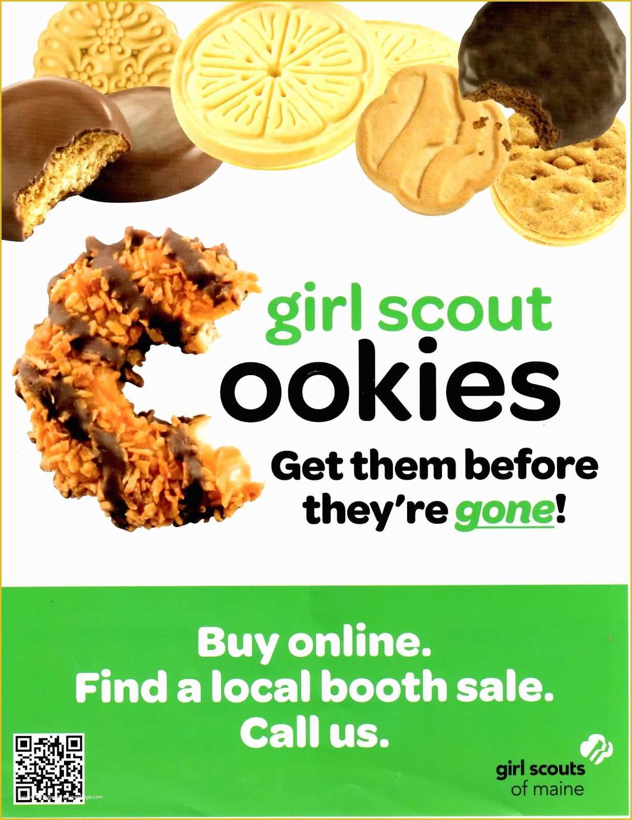 Cookie Flyer Template Free Of Girl Scout Cookie Flyer Template to Pin On