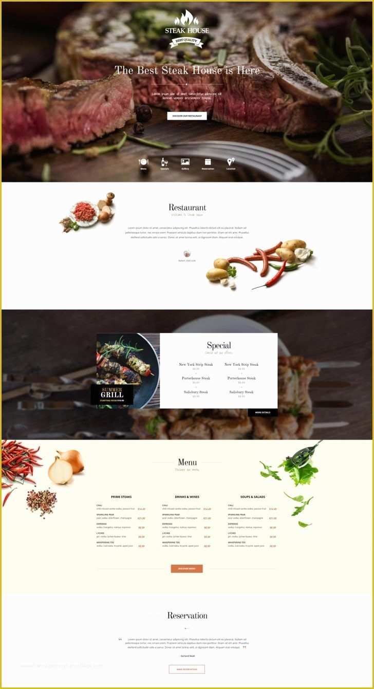 Cooking Website Templates Free Download Of Fast Food Restaurant Bootstrap themes