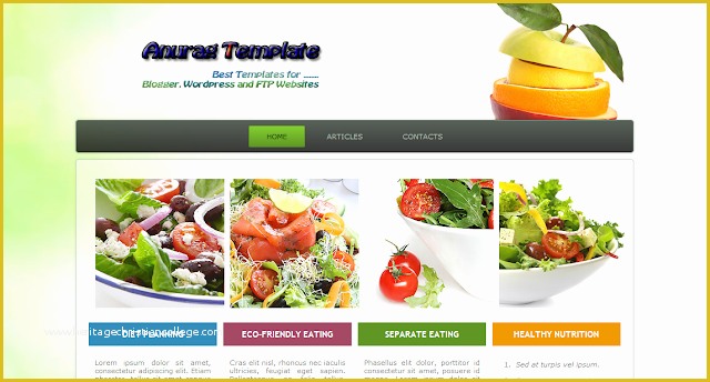 Cooking Website Templates Free Download Of Free Website Template Downloads