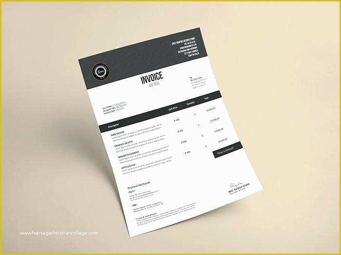 Cool Invoice Template Free Of Cool Invoice Template Cool Invoice Templates Creative