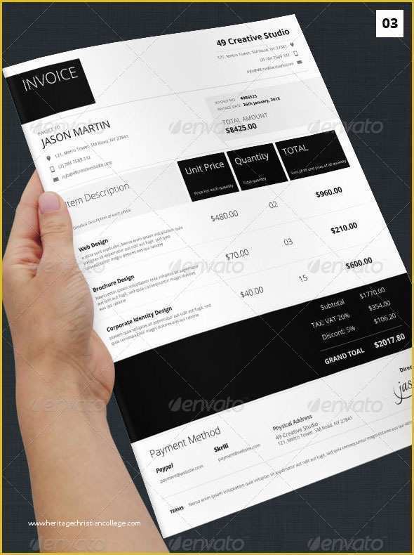 Cool Invoice Template Free Of Cool Invoice Template