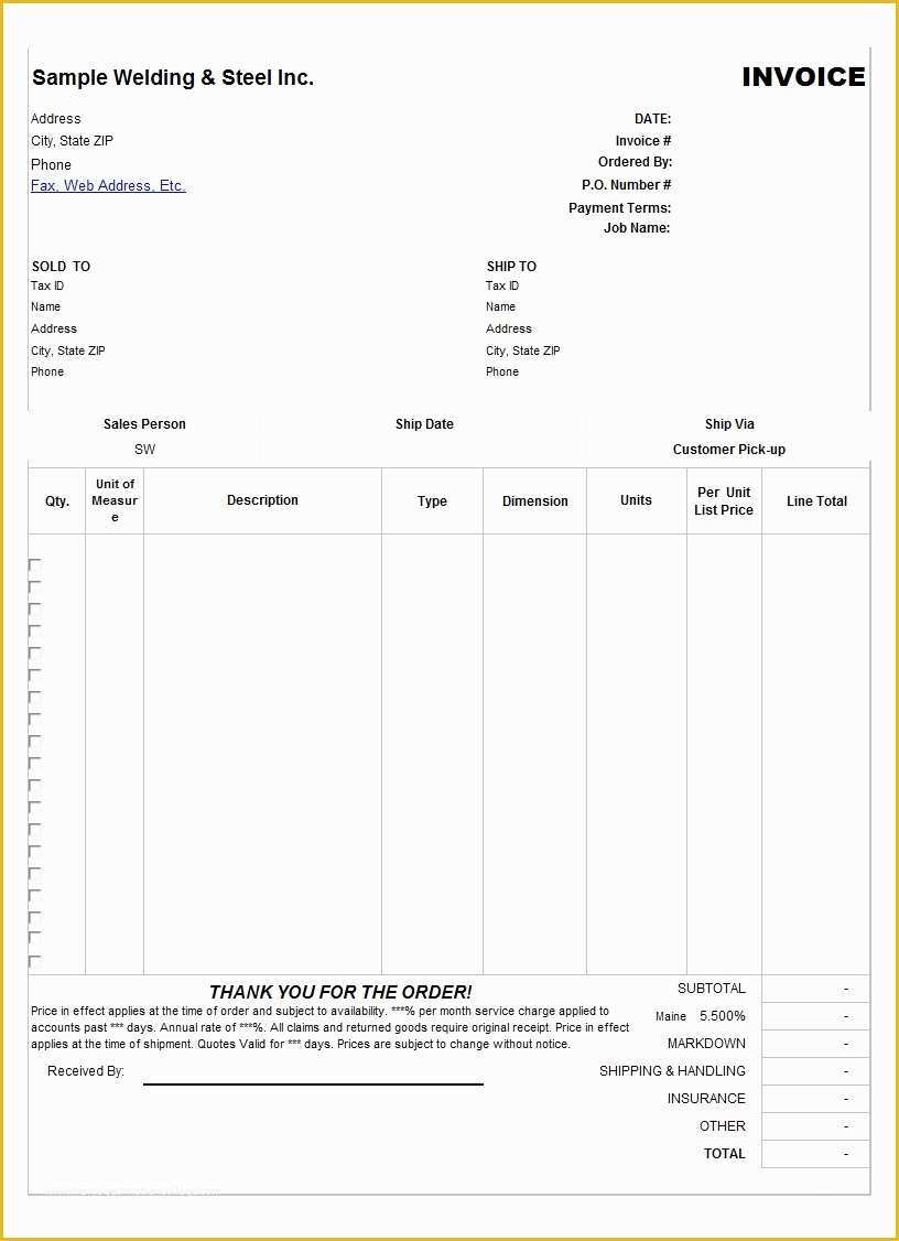 Cool Invoice Template Free Of Create Your Own Invoice Invoice Template Ideas