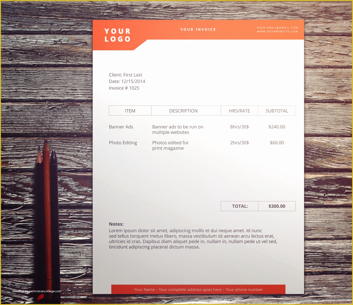 Cool Invoice Template Free Of Don T Hold Back On Your Invoice 25 Inspiring Designs