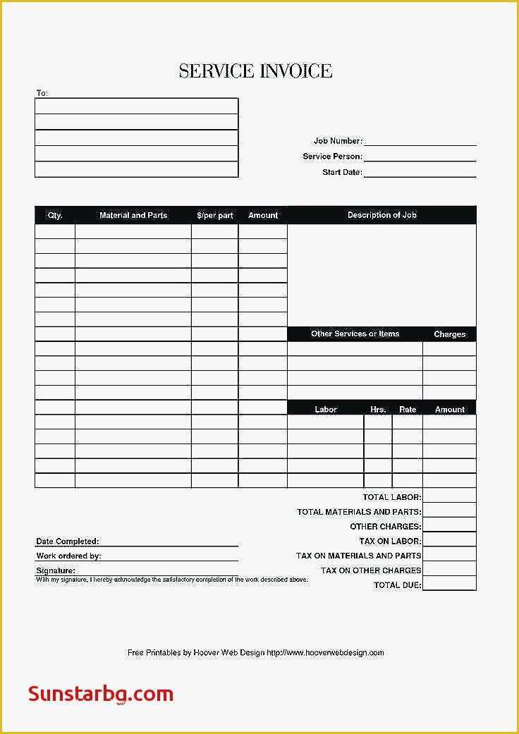 Cool Invoice Template Free Of Free Invoices to Print Rusinfobiz