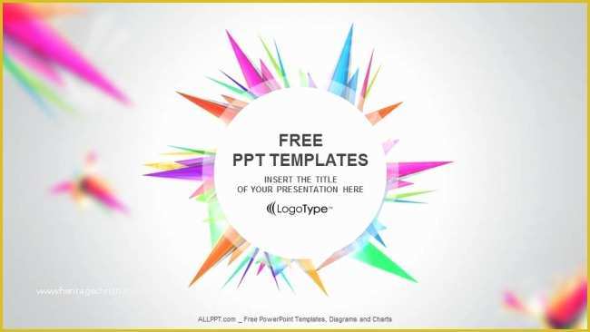Cool Ppt Templates Free Of Abstract Triangle Ppt Templates