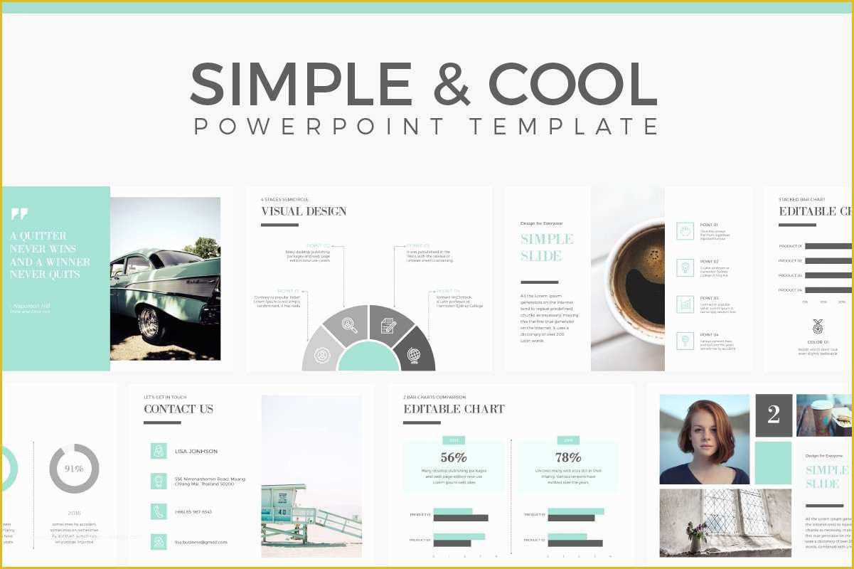 Cool Ppt Templates Free Of Simple & Cool Powerpoint Template Presentation Templates