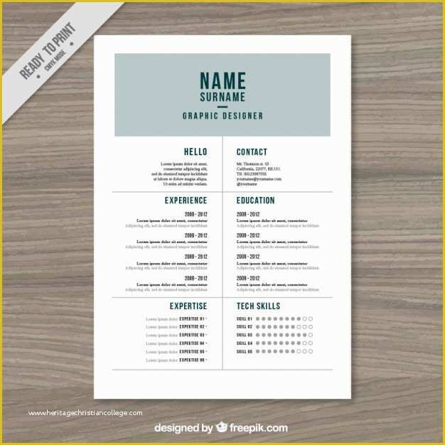 Cool Resume Templates Free Of Creative Resume Template Vector