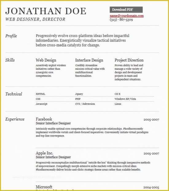 Cool Resume Templates Free Of Download 35 Free Creative Resume Cv Templates Xdesigns