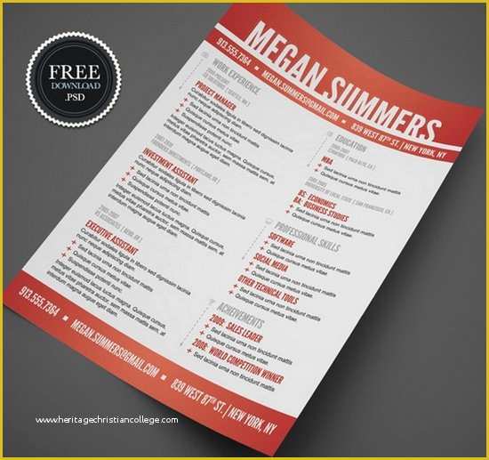 Cool Resume Templates Free Of Download 35 Free Creative Resume Cv Templates Xdesigns