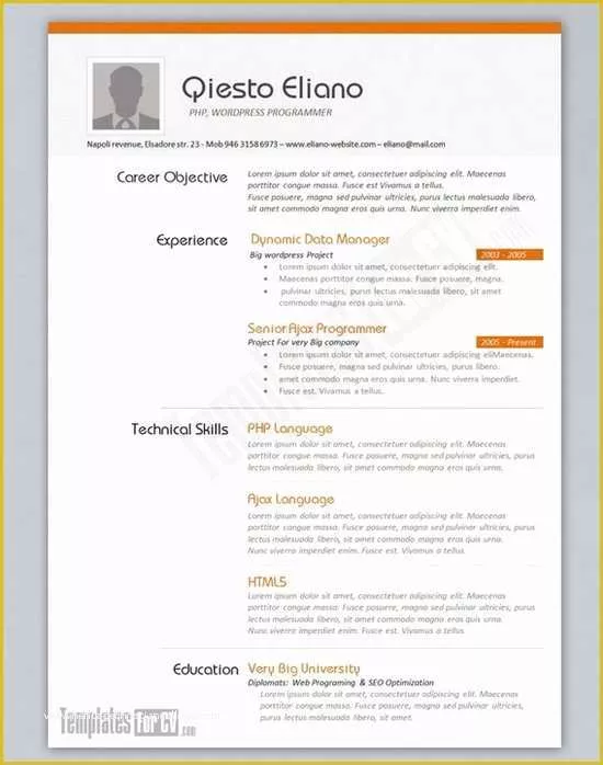 Cool Resume Templates Free Of Download 35 Free Creative Resume Cv Templates Xdesigns