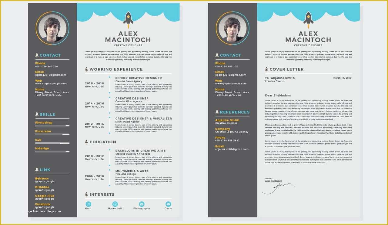 Cool Resume Templates Free Of Free and Beautifully Designed Resume Templates Designmodo