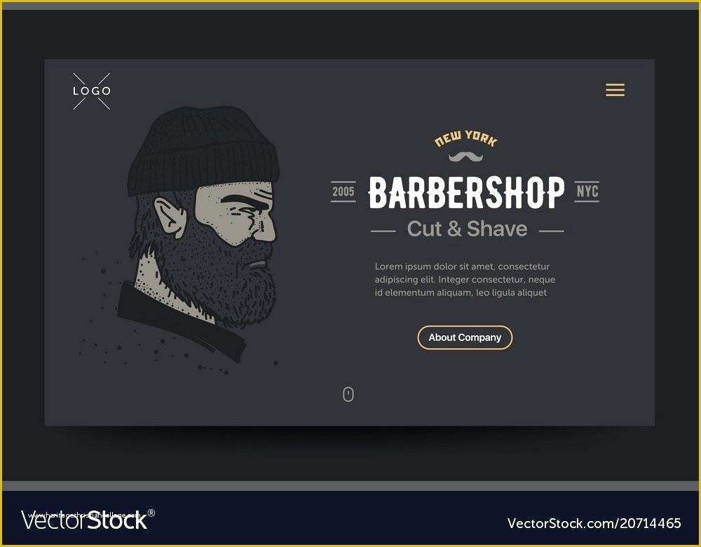 Copyright Free Website Templates Of Free Barber Shop Website Template