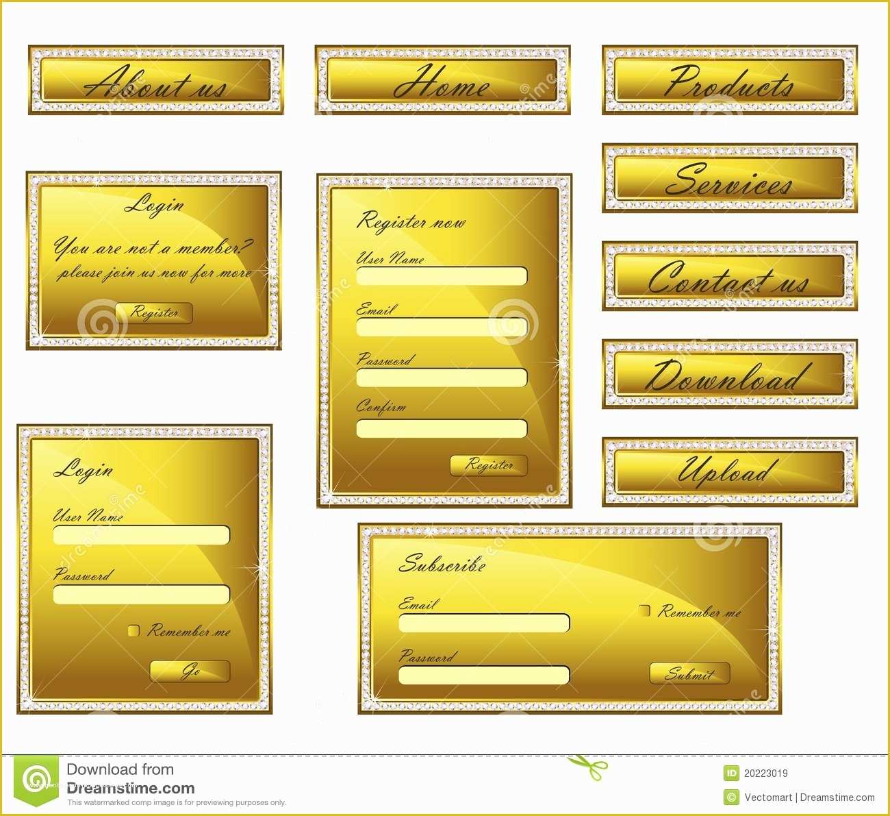 Copyright Free Website Templates Of Web Template Royalty Free Stock Image