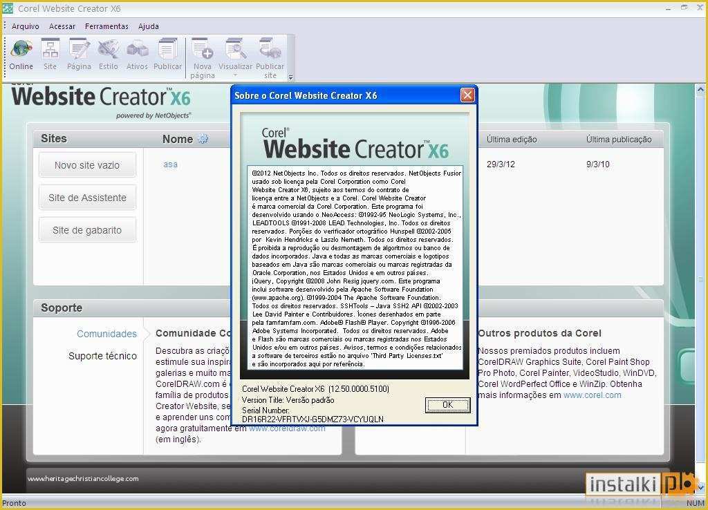 Corel Website Creator Templates Free Of Corel Website Creator X6 12 50 for Windows 10 Free