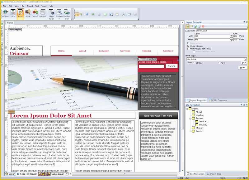 Corel Website Creator Templates Free Of Professional Graphic Design software Coreldraw Graphic