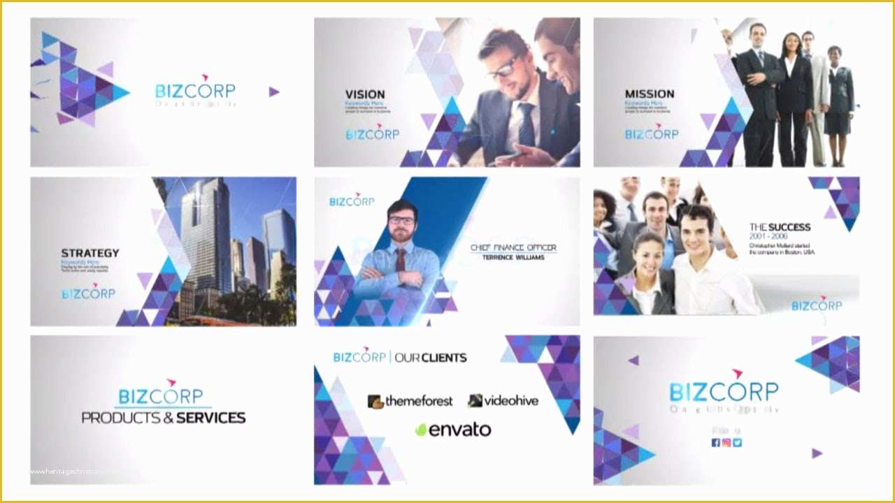 Corporate after Effects Template Free Of Business Presentation Video after Effects Template