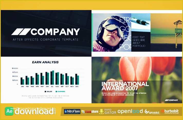 Corporate after Effects Template Free Of Clean Corporate Presentation Free Download Videohive