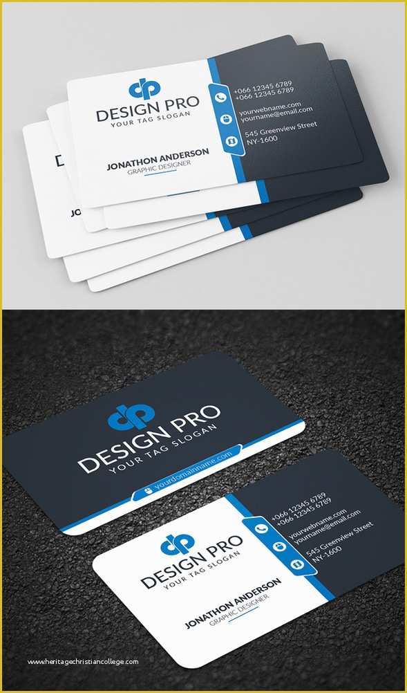 Corporate Business Card Templates Free Download Of 27 Free Print Ready Psd Business Card Templates