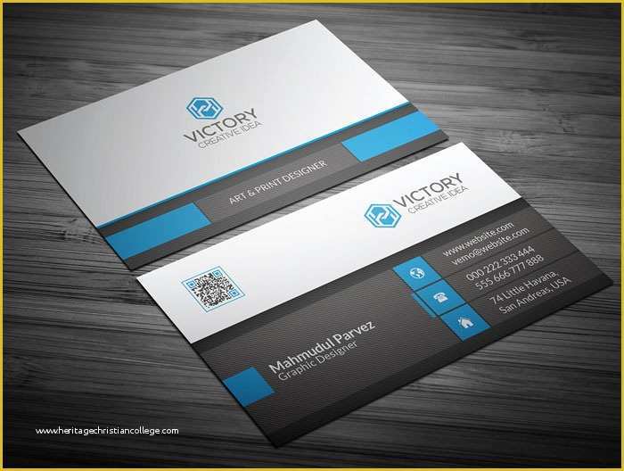 Corporate Business Card Templates Free Download Of 35 Free Visiting Card Design Psd Templates Designyep