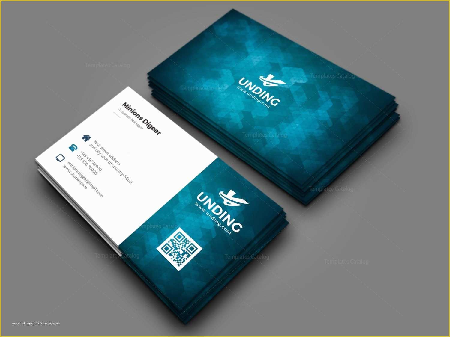 Corporate Business Card Templates Free Download Of Aurora Professional Corporate Business Card Template