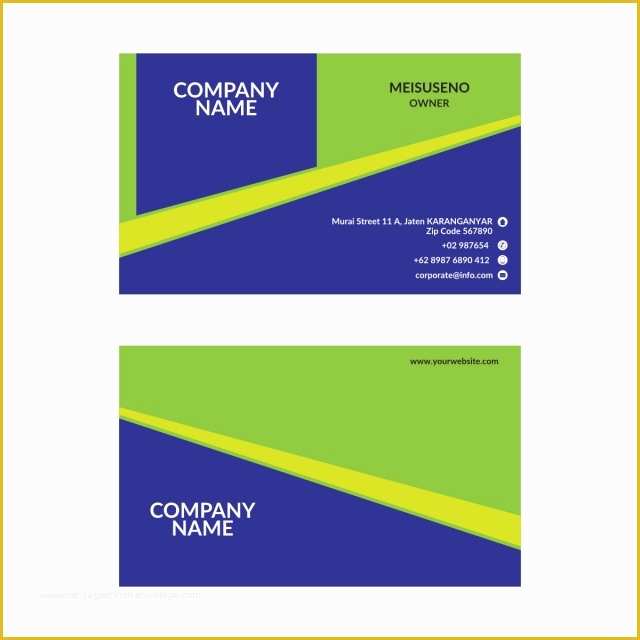 Corporate Business Card Templates Free Download Of Corporate Business Card Template for Free Download On Tree