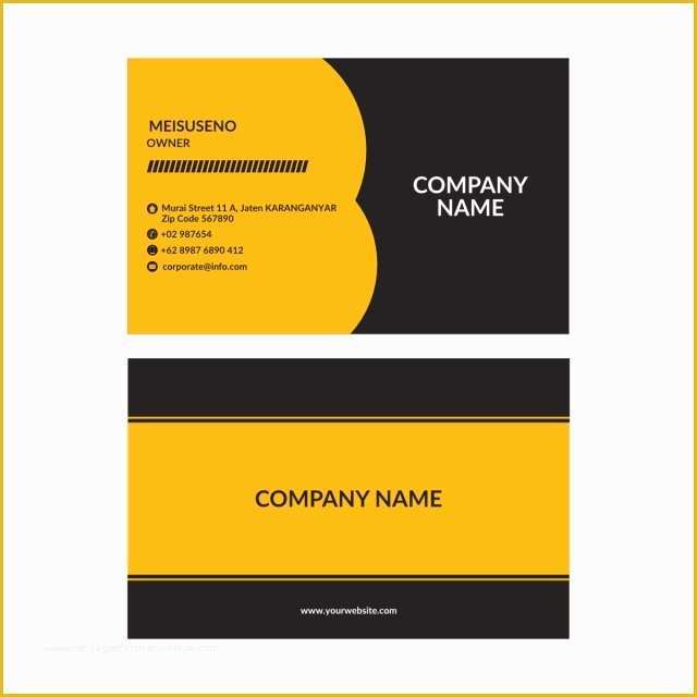 Corporate Business Card Templates Free Download Of Corporate Business Card Template for Free Download On Tree