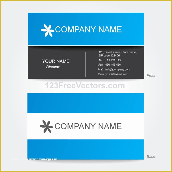 Corporate Business Card Templates Free Download Of Corporate Business Card Template Illustrator
