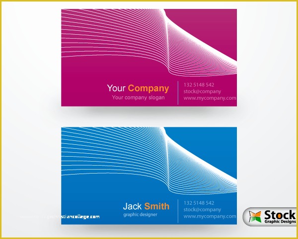 Corporate Business Card Templates Free Download Of Corporate Business Card Vector