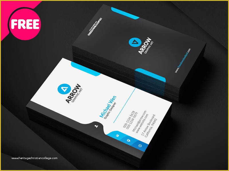 Corporate Business Card Templates Free Download Of Free Corporate Business Card Template Download
