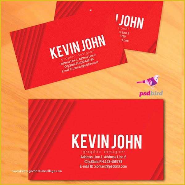 Corporate Business Card Templates Free Download Of Royal Red Corporate Business Card Template Available for