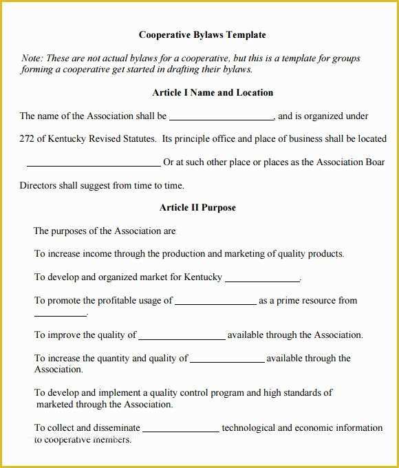Corporate bylaws Template Free Of Best S Of organization bylaws Template Non Profit