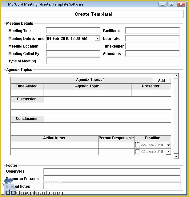 Corporate Meeting Minutes Template Free Of Ms Word Meeting Minutes Template software Image Create