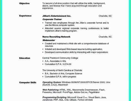 Corporate Resume Template Free Of Corporate Trainer Resume Can Be In Chronological or