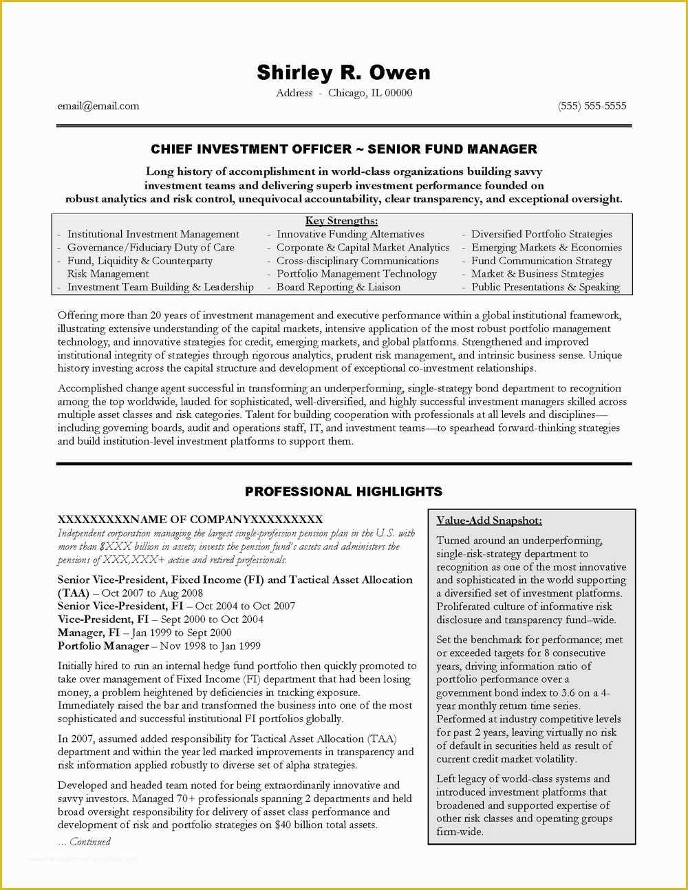 Corporate Resume Template Free Of Executive Resume Template Doc Resumes 658