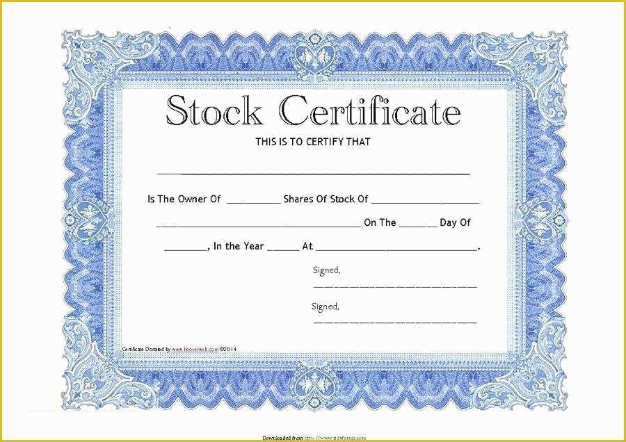 Corporate Stock Certificates Template Free Of is My Pany Required to issue Paper Stock Certificates