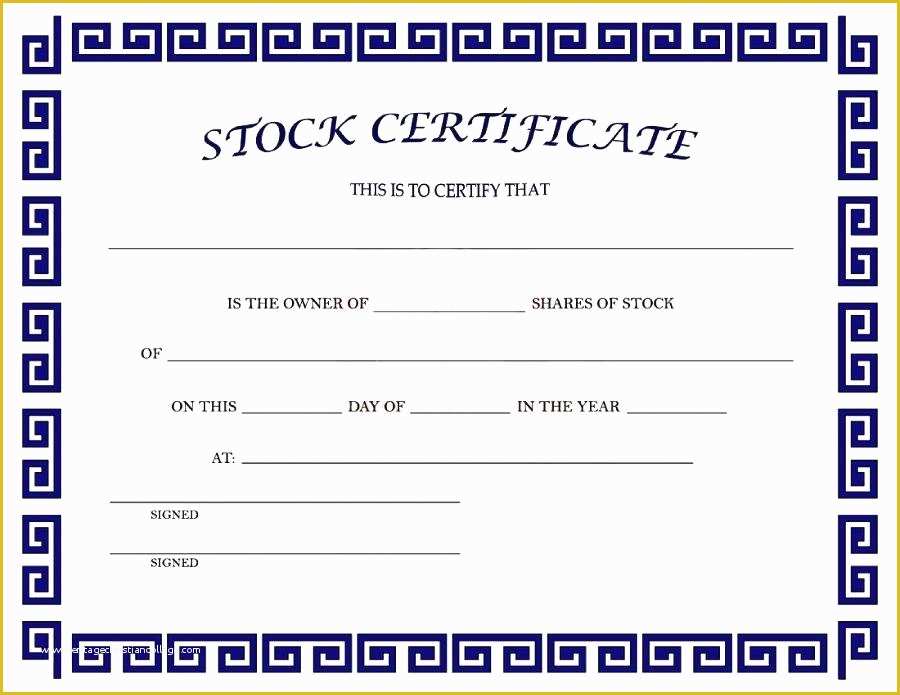 Corporate Stock Certificates Template Free Of Mon Stock Certificate Template – Template Gbooks