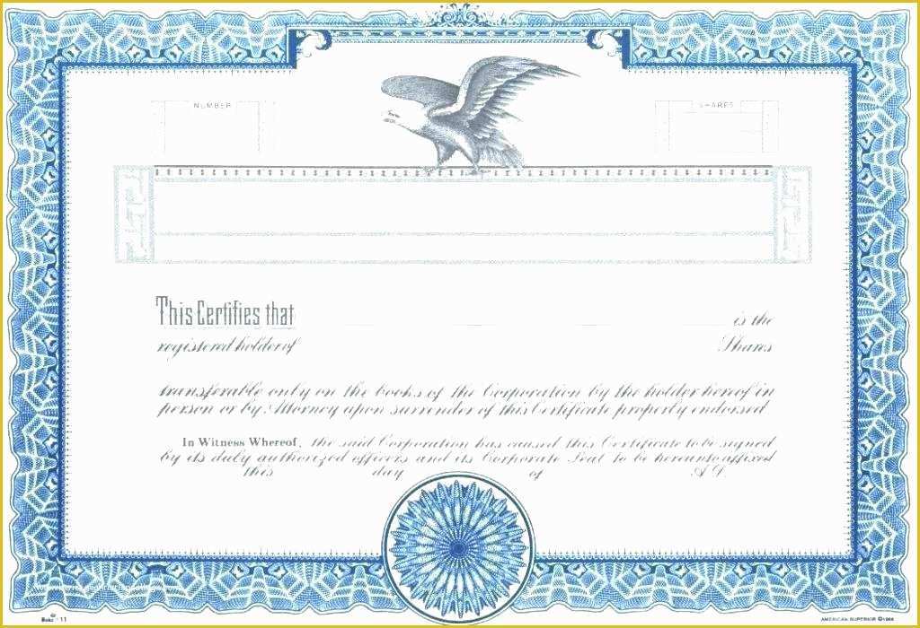 Corporate Stock Certificates Template Free Of Stock Certificate format – iso Certification