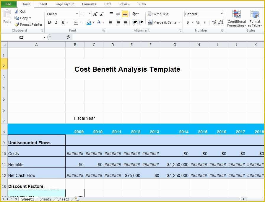 Cost Benefit Analysis Template Excel Free Download Of Download Business Cost Benefit Analysis Template for