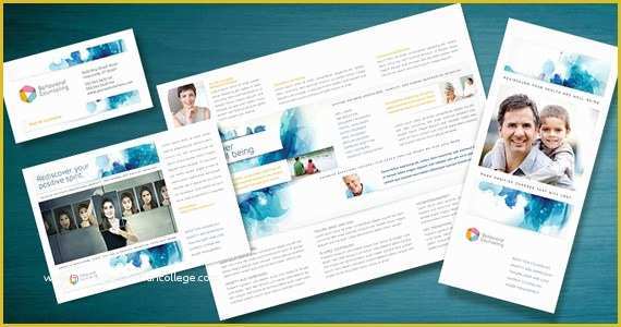 Counseling Brochure Templates Free Of Market A Behavioral Counselor with Positive Messaging