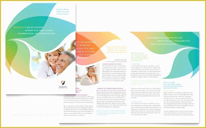 Counseling Brochure Templates Free Of Marriage Counseling Brochure Template Design