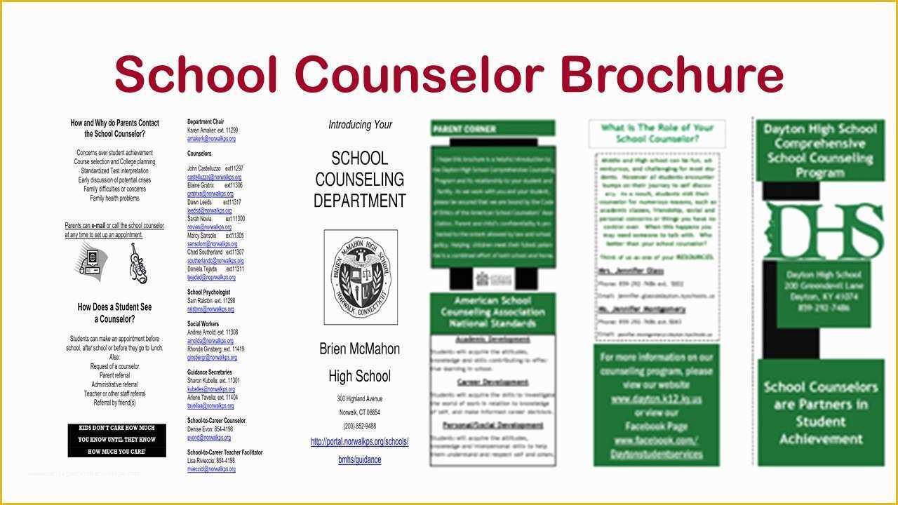 Counseling Brochure Templates Free Of School Counselor Tips for Gearing Up for the New School Year